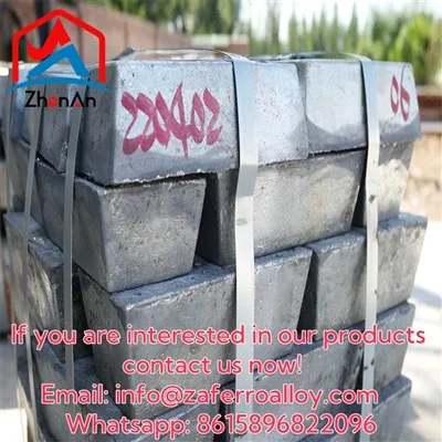 99.98% Hlau Hlau Ingots